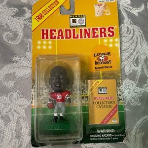 1998 Terrell Davis Georgia Bulldogs College Football Headliners Sports Figurine